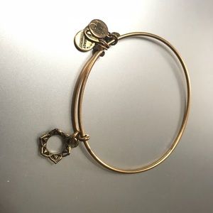 Alex and Ani Queen Crown Gold Expandable Bangle